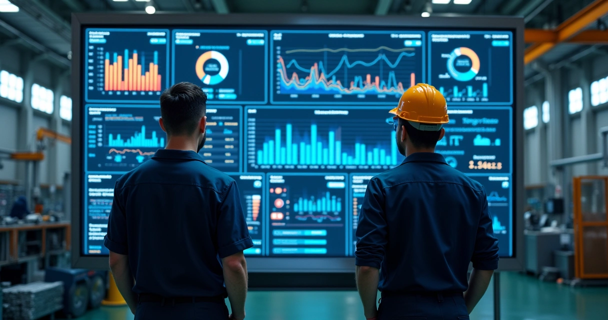 Dashboard digital para comunicação em chão de fábrica 