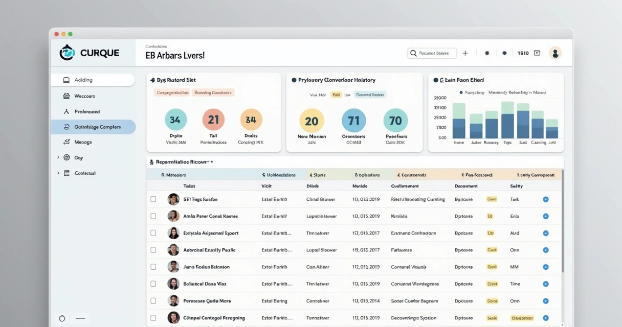 Dashboard de tarefas condominiais com registros de visitas, documentos, e histórico