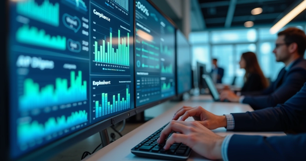 Painel digital mostra conformidade e integrações via API 