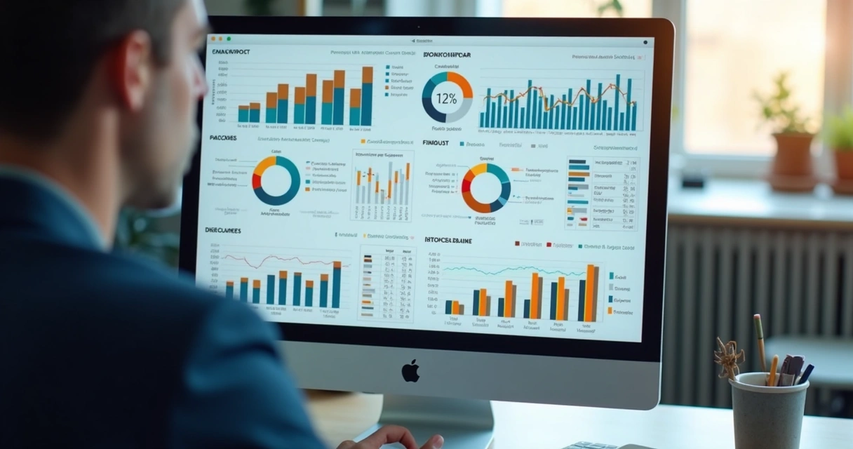 Dashboard com controle de vendas, estoque e relatórios 