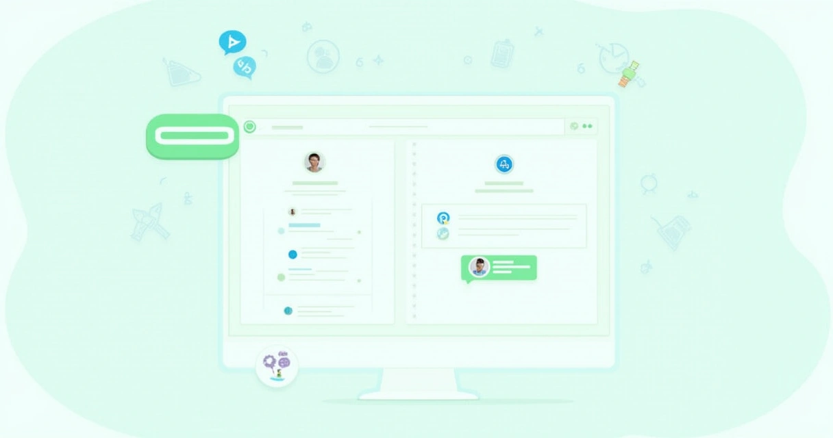 Tela de dashboard de CRM mostrando integração com mensagens do WhatsApp 