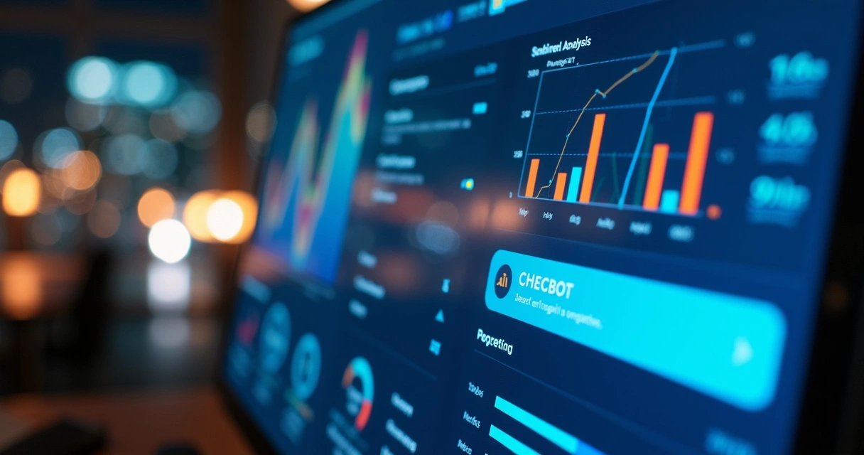 Painel de CRM com inteligência artificial 