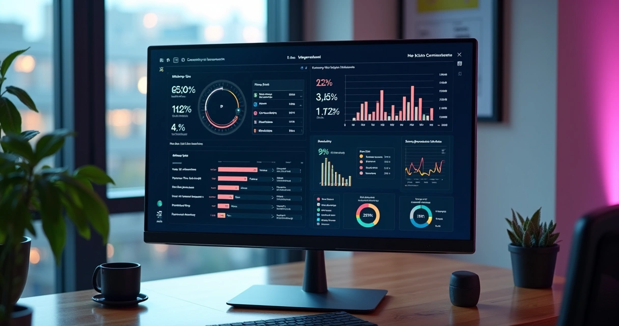 Dashboard de CRM exibindo monitoramento de SLA entre marketing e vendas
