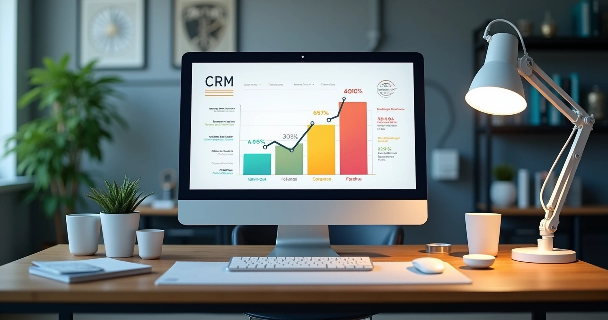 Painel de CRM com métricas de funil de agendamento para clínica odontológica 