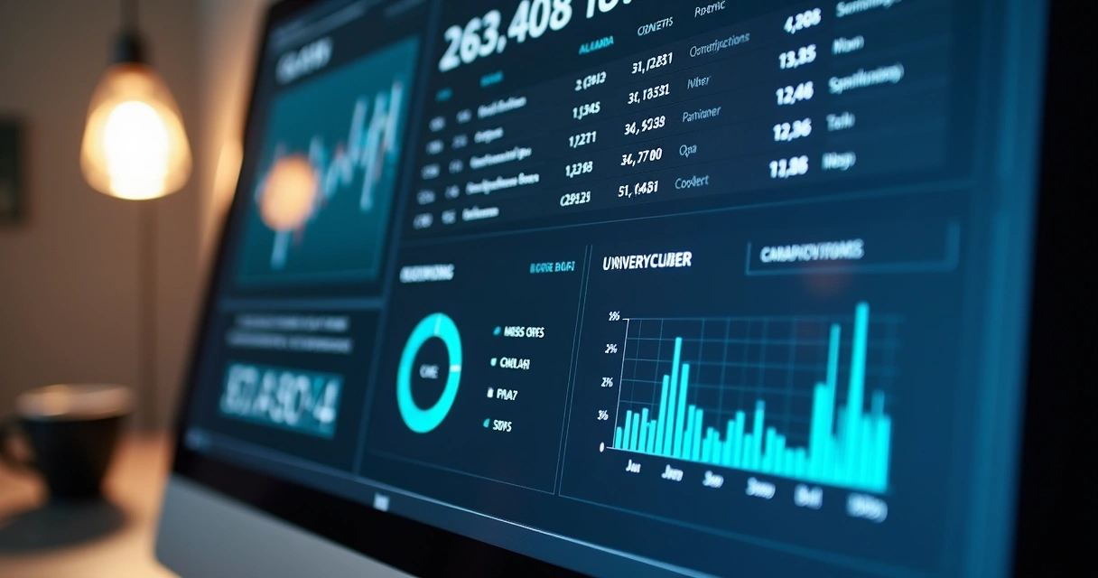 Dashboard com dados B2B reais de cadastro 