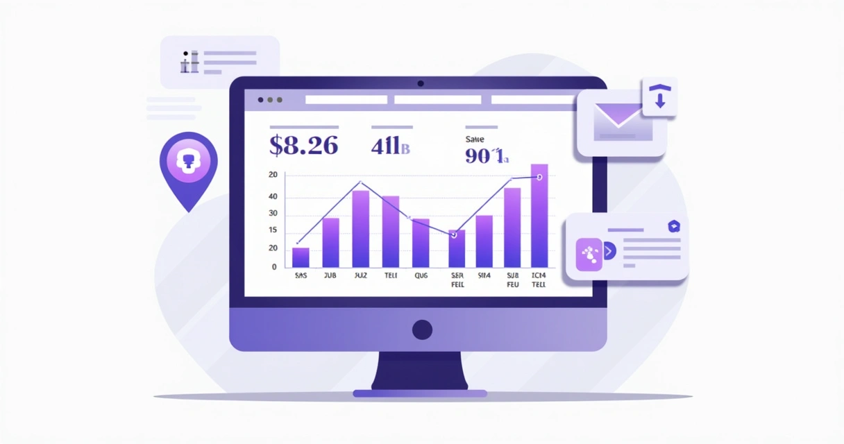 Dashboard de parceiro SaaS mostrando leads e comissão ao vivo 