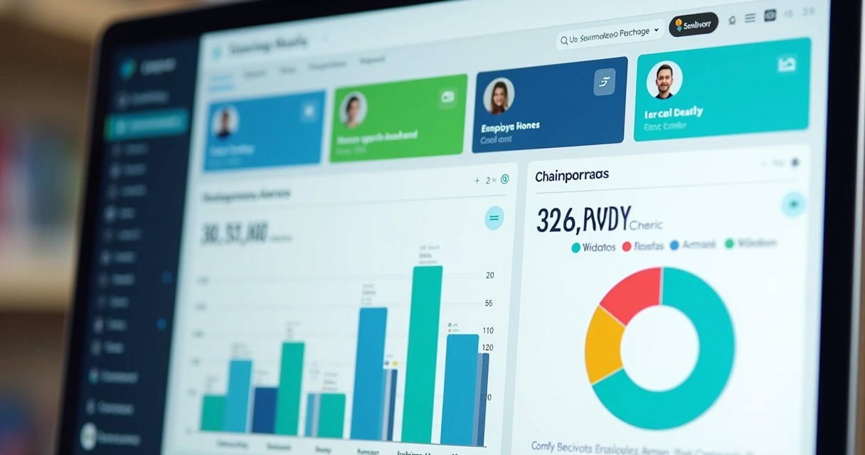 Dashboard com relatórios de progresso EAD da equipe pequena