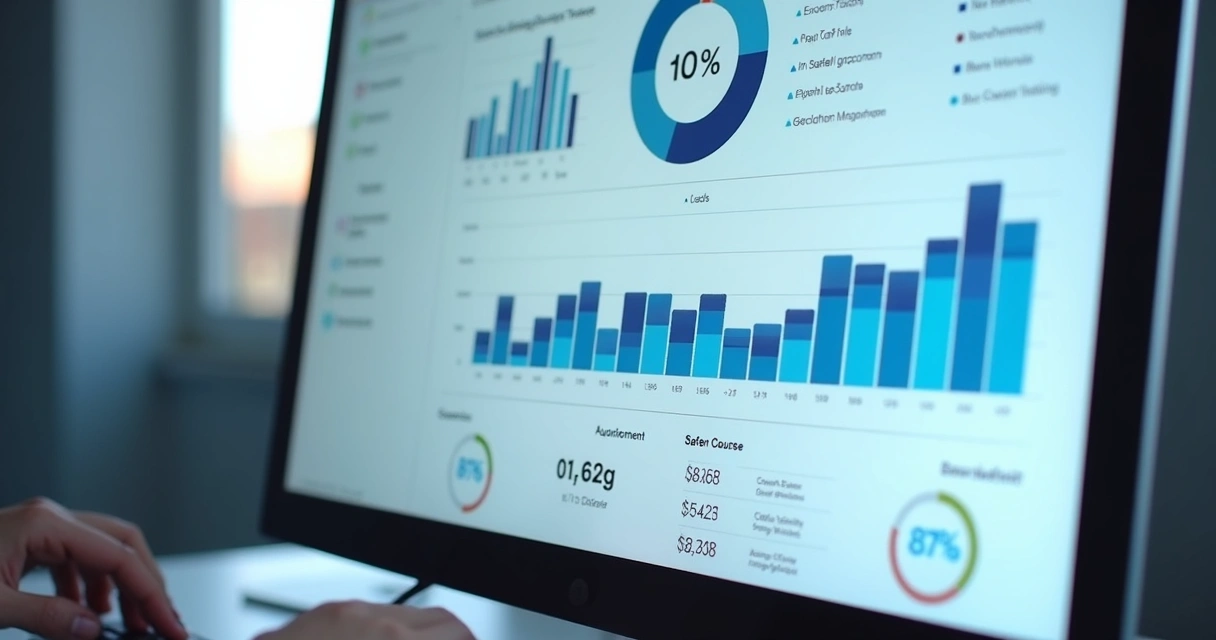 Tela de dashboard de plataforma de gerenciamento de SST