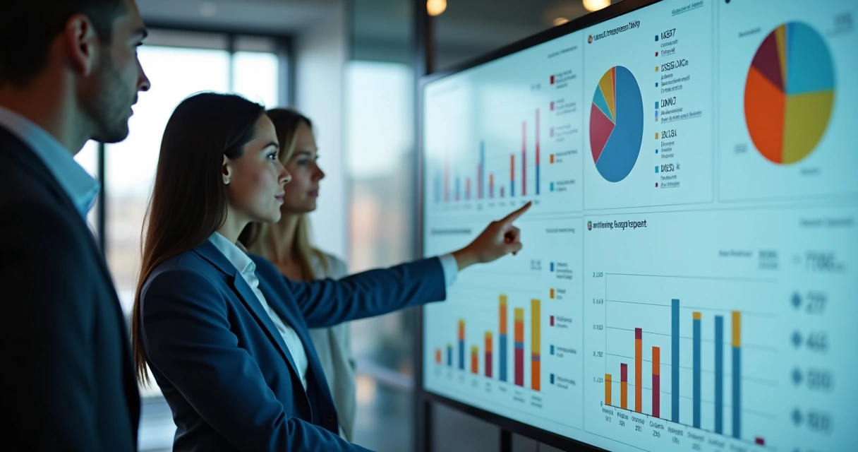 Dashboard de vendas com IA mostrando gráficos e acompanhamento de equipe 