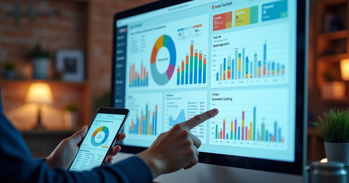 Dashboard digital de feedbacks e métricas visuais 