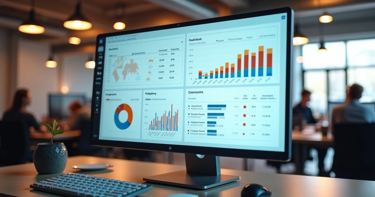 Dashboard visual de feedback dos clientes 