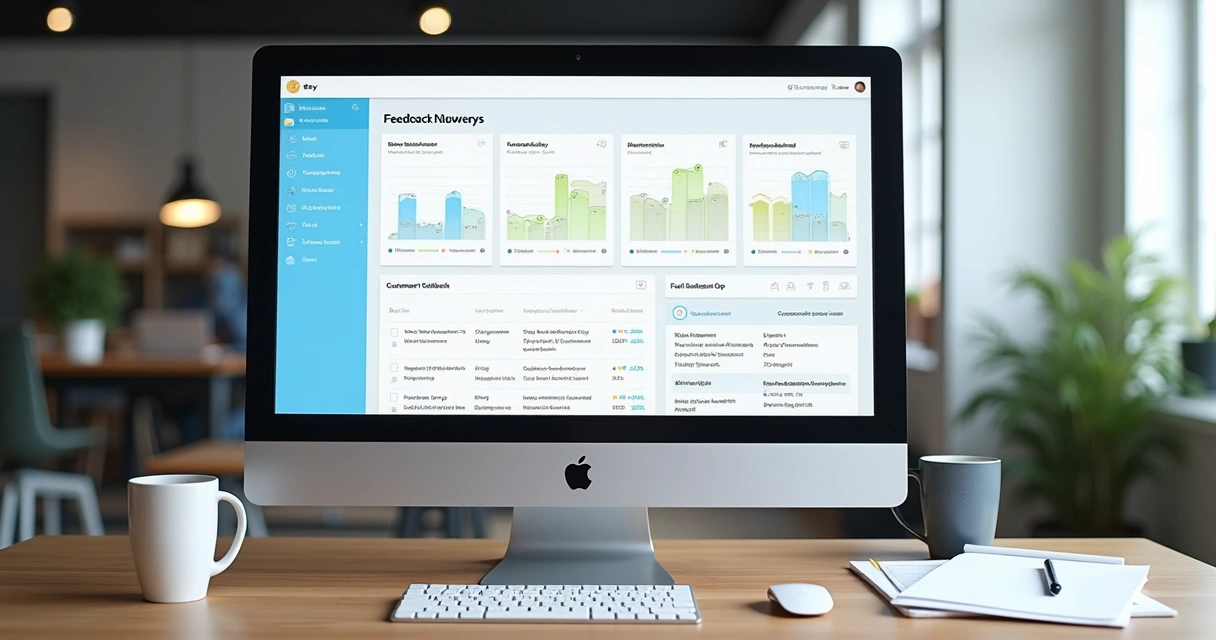 Dashboard de feedbacks com respostas automáticas de clientes