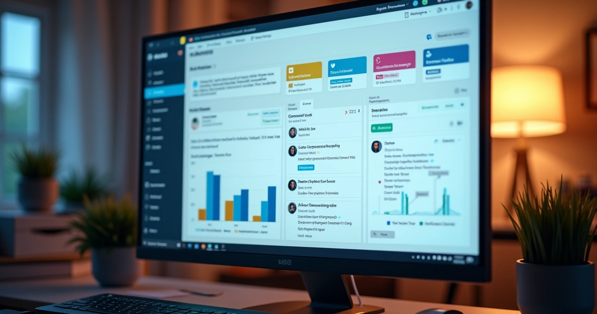 Dashboard mostrando feedbacks priorizados por scoring, com gráficos e alertas
