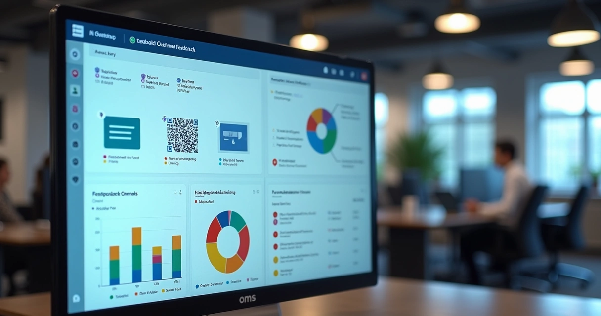 Dashboard com feedbacks centralizados de canais online e offline 