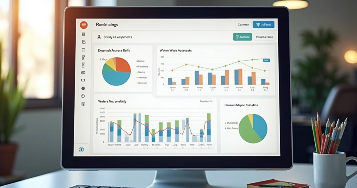 Dashboard de finanças dos colaboradores para RH 