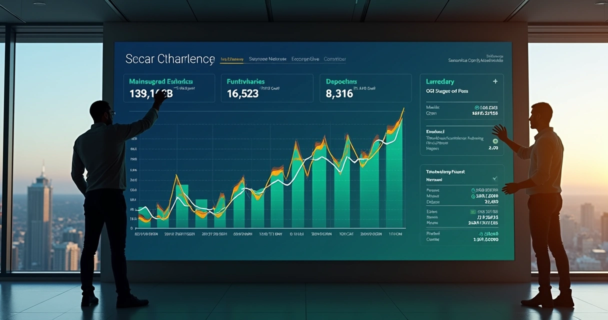 Dashboard financeiro com gráficos de lucro, margem e custos de uma usina 