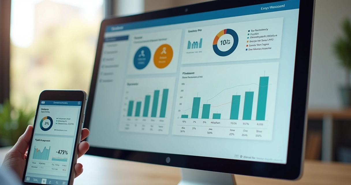 Dashboard financeiro de condomínio mostrando inadimplência e receitas 