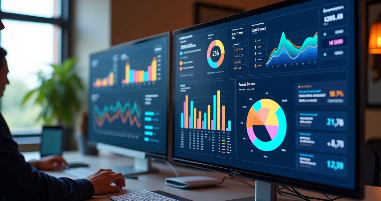 Dashboard financeiro colorido mostrando gráficos de conciliação de pagamentos no portal Paytime 