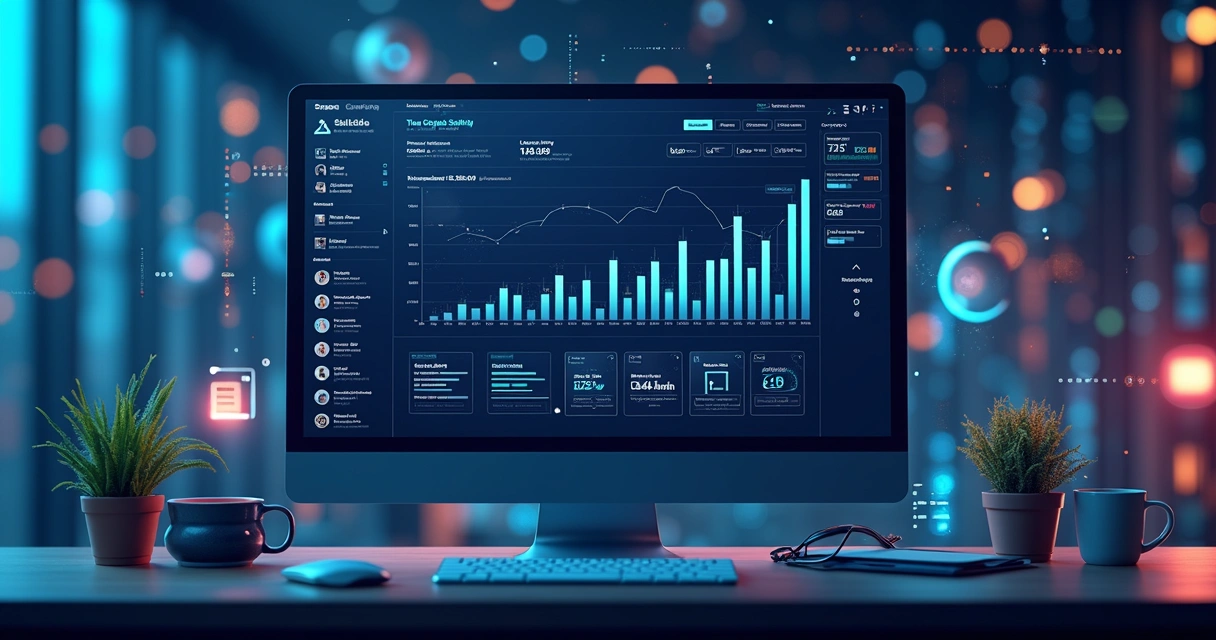 Dashboard de fintech digital com gráficos e pagamentos em tempo real 