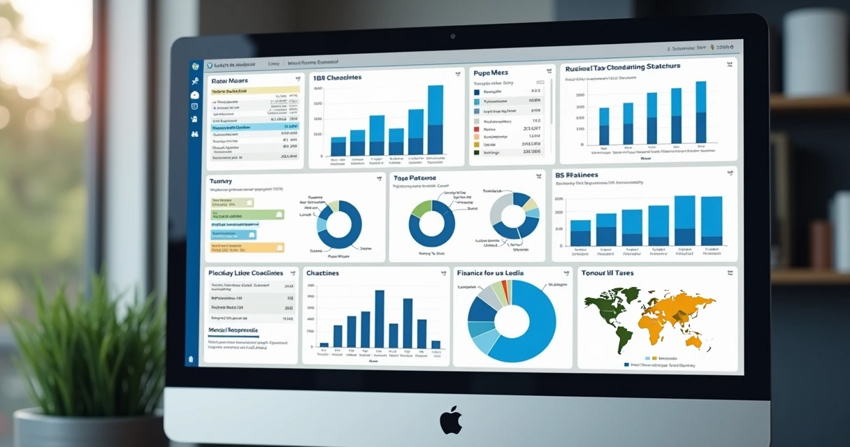 Dashboard fiscal mostrando gráficos de IBS e CBS em tempo real 