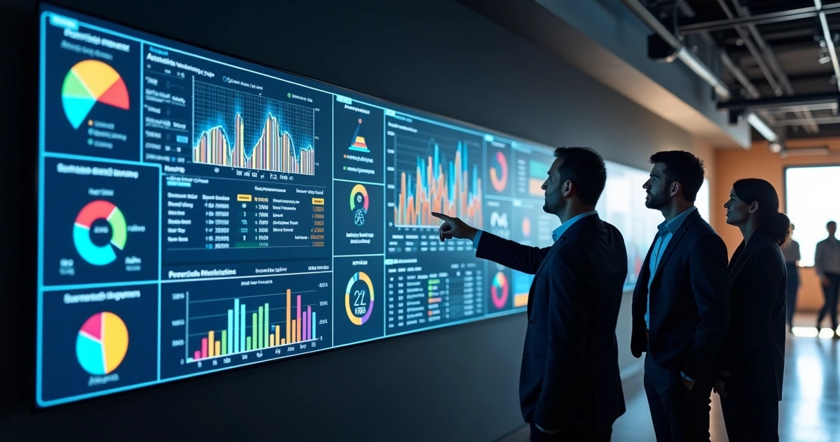 Dashboard digital com dados de franquia