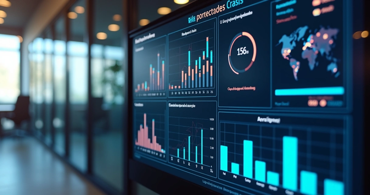 Painel de controle digital de gerenciamento de riscos laborais 