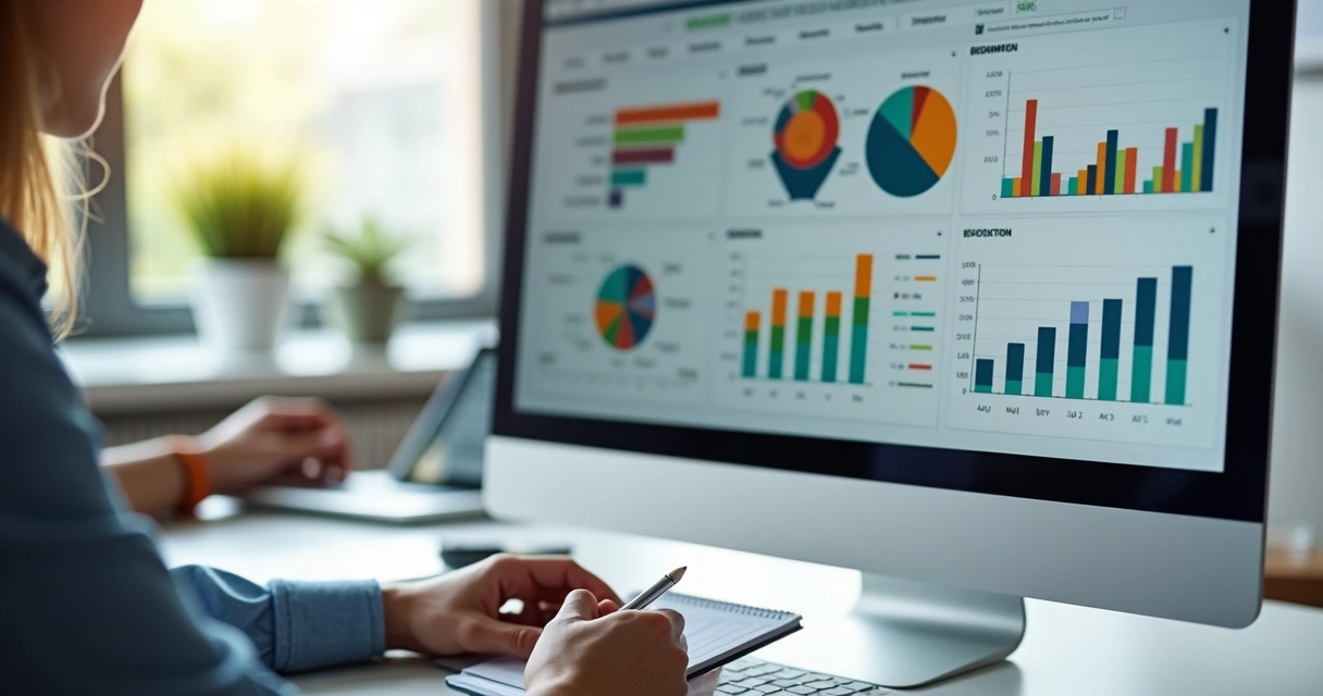 Dashboard mostrando perfil dos associados com gráficos e estatísticas.