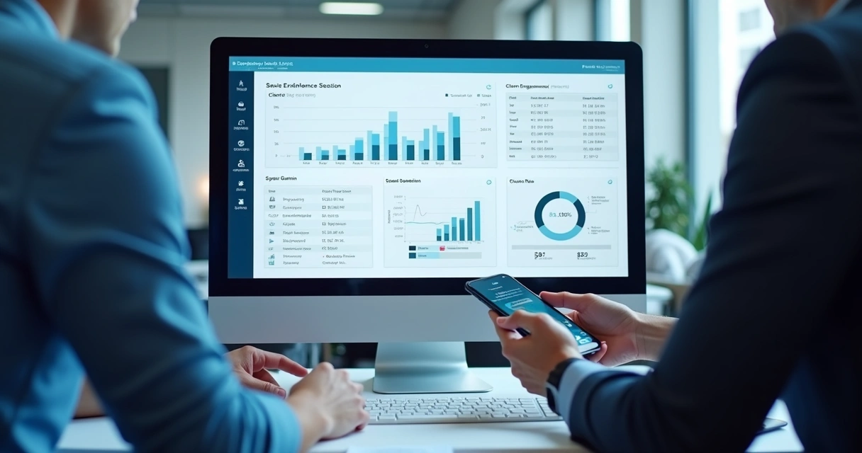 Dashboard de gestão de clientes com alertas de inadimplência 