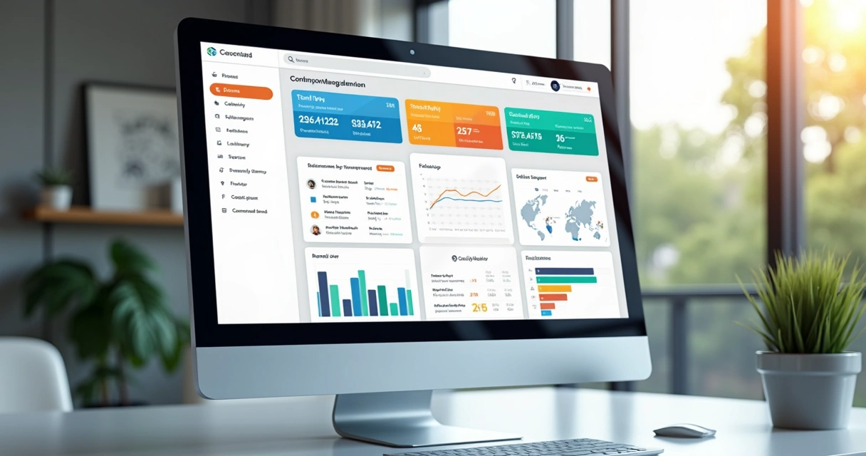 Dashboard de gestão condominial estruturada 