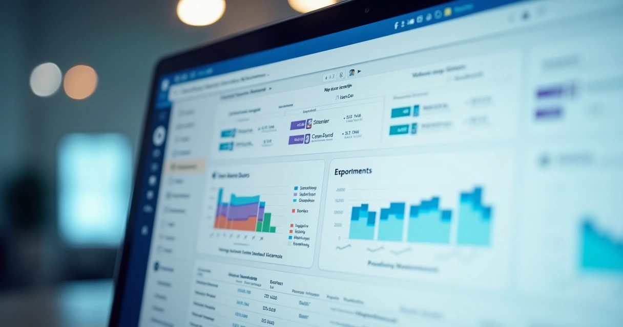 Dashboard com relatórios de contratos de tecnologia 