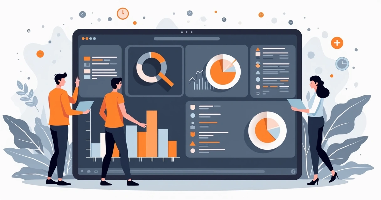 Dashboard com gráficos de performance de parceiros e controles de permissões e dados 