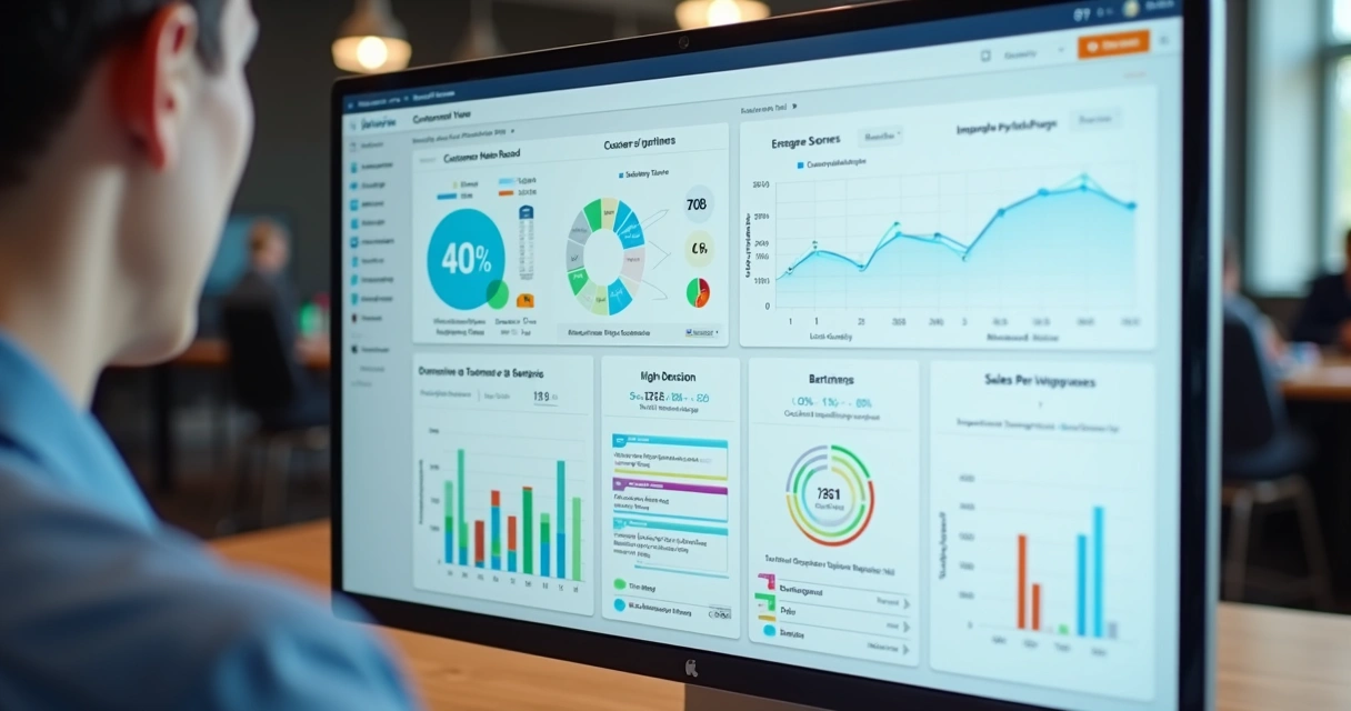 Customer Success liderado por parceiros: 7 ações para reduzir churn Dashboard de indicadores de sucesso de cliente em canal de parceiros