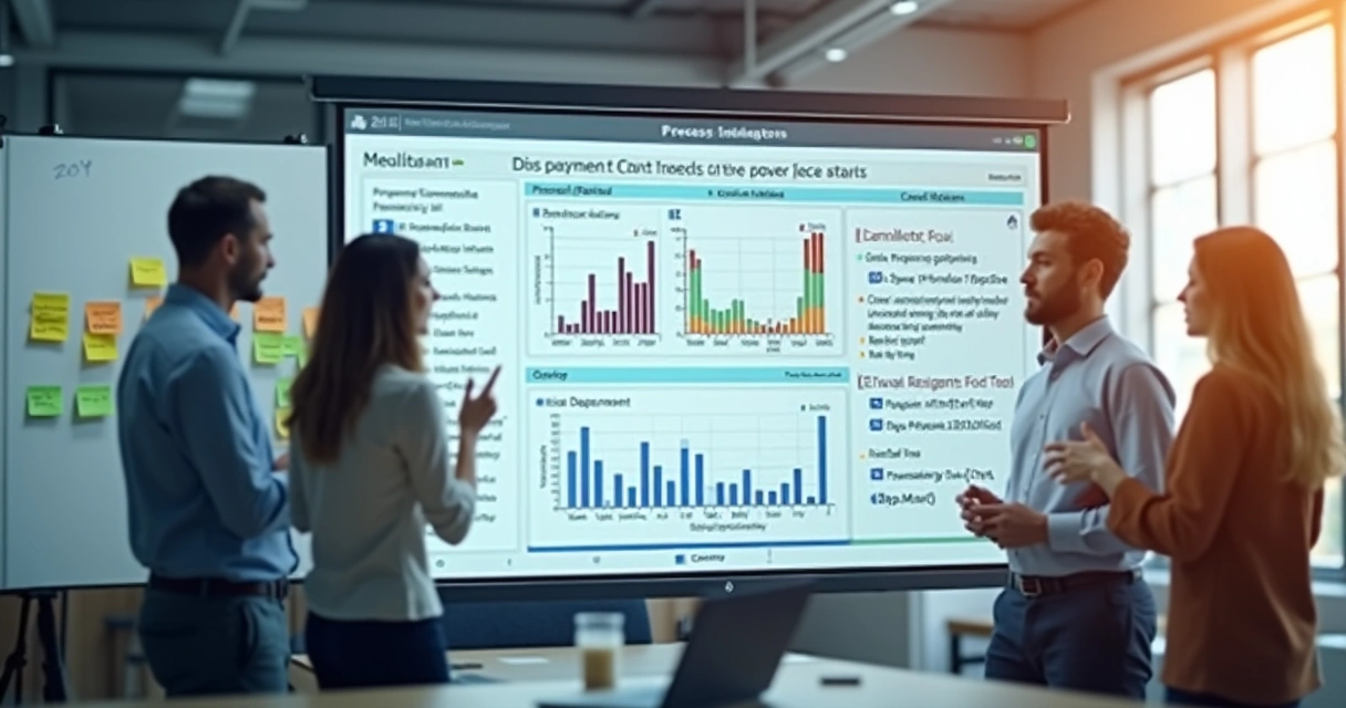 Dashboard para indicadores de processo ISO 9001 