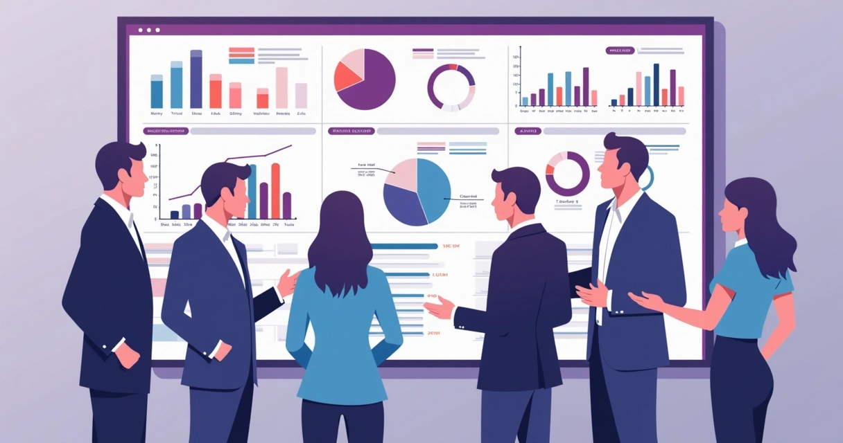Dashboard digital com indicadores de desempenho de parcerias 