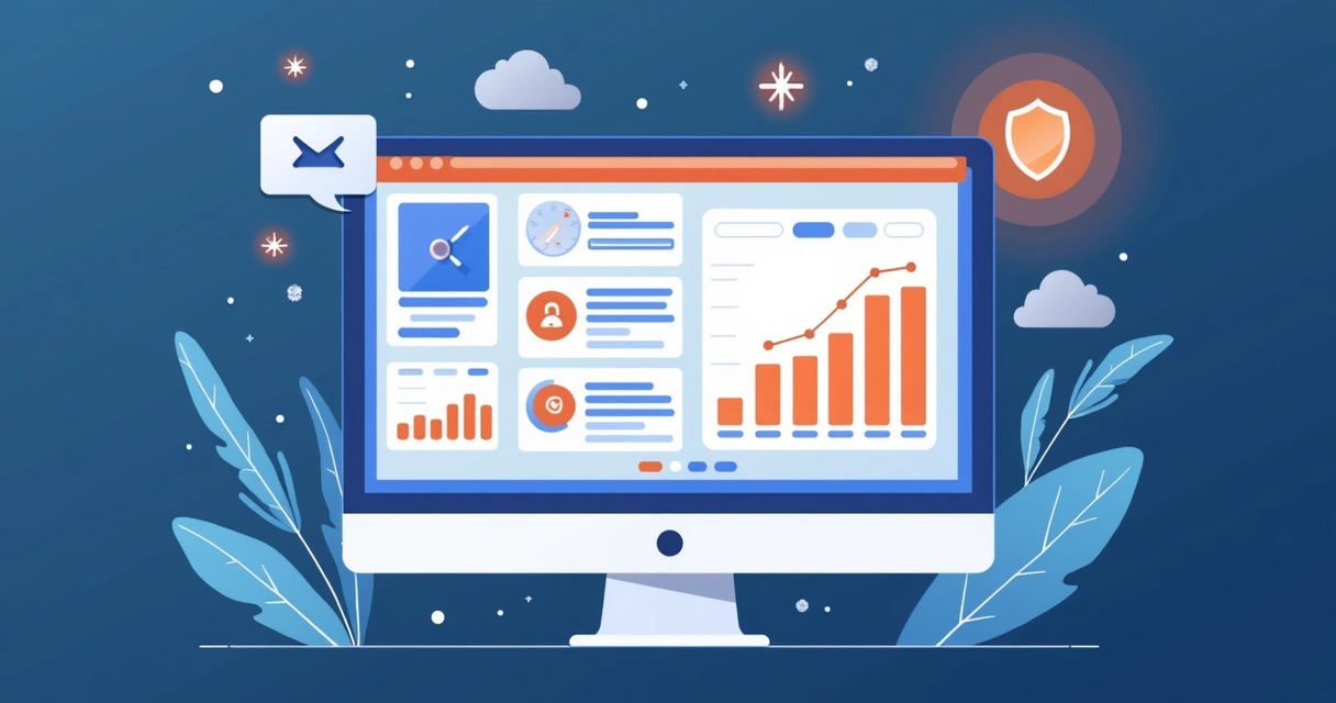Dashboard de IA mostrando insights de campanhas digitais