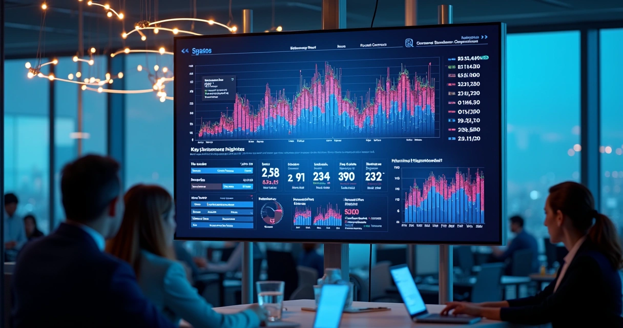 Dashboard com insights gerados por IA e dados integrados 