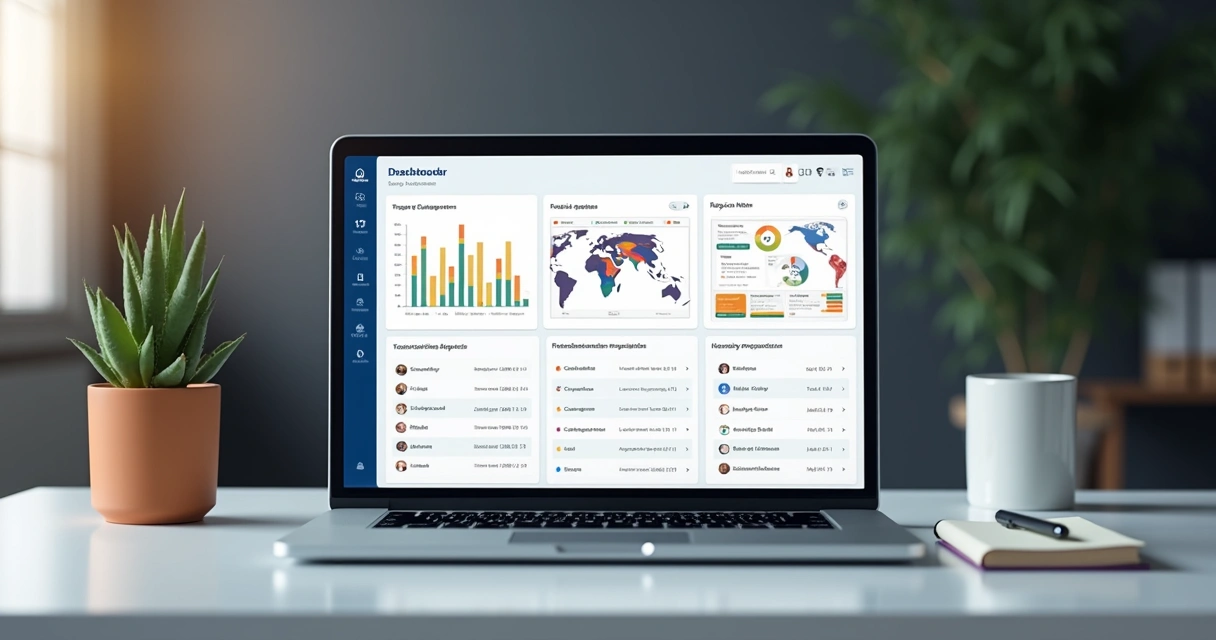Dashboard mostrando indicadores de inspeções remotas 