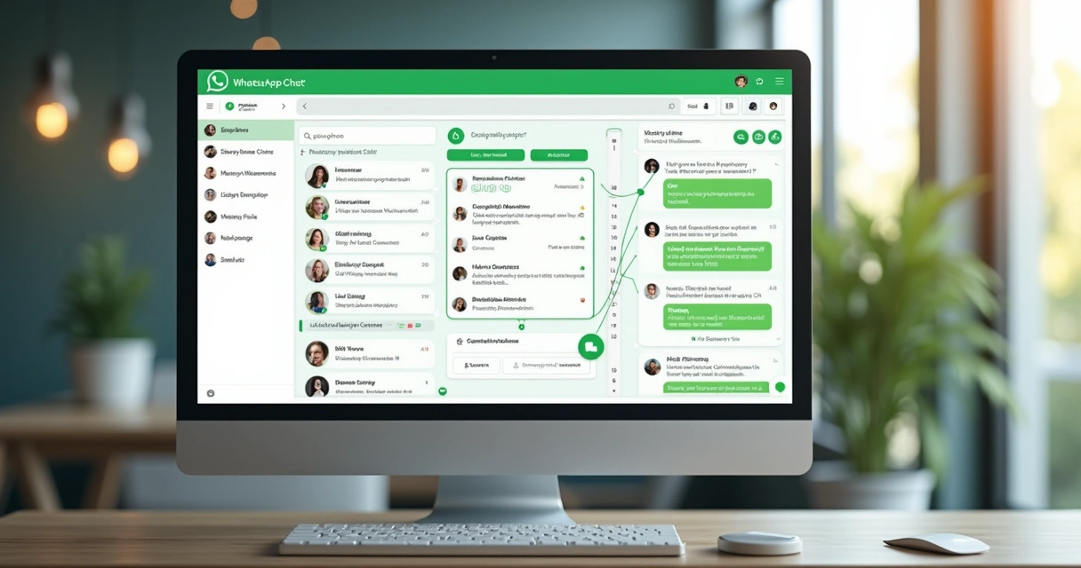 Dashboard mostrando integração entre WhatsApp e CRM de vendas 