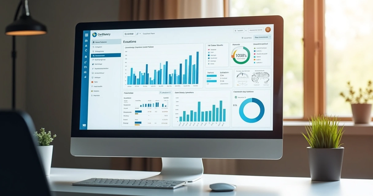 Dashboard com dados integrados de vendas e IA 