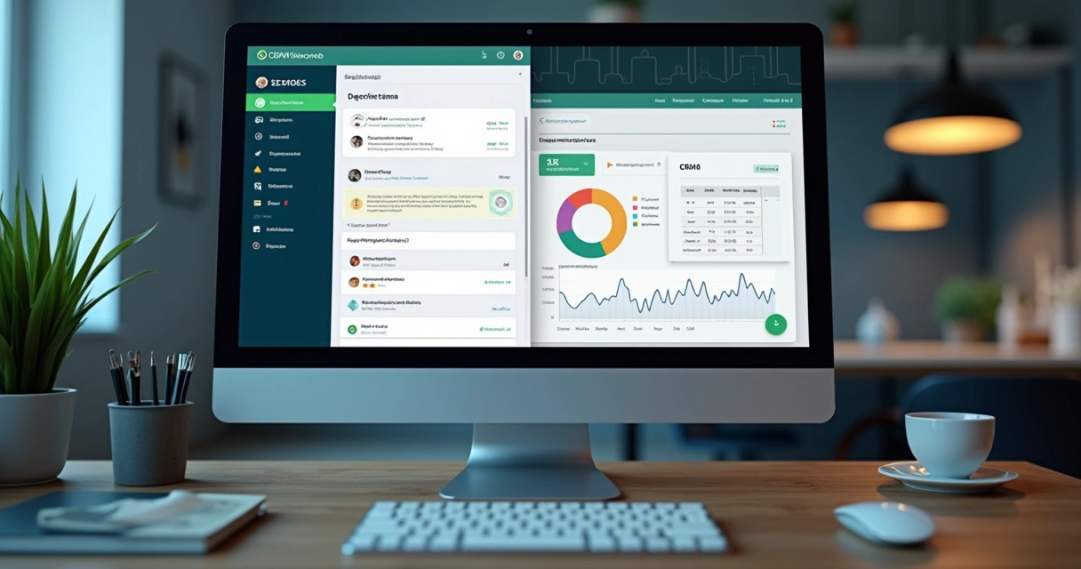 Painel de integração entre WhatsApp e CRM mostrando automação em andamento 