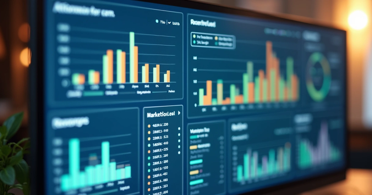 Dashboard unificado com dados de CRM e automação 