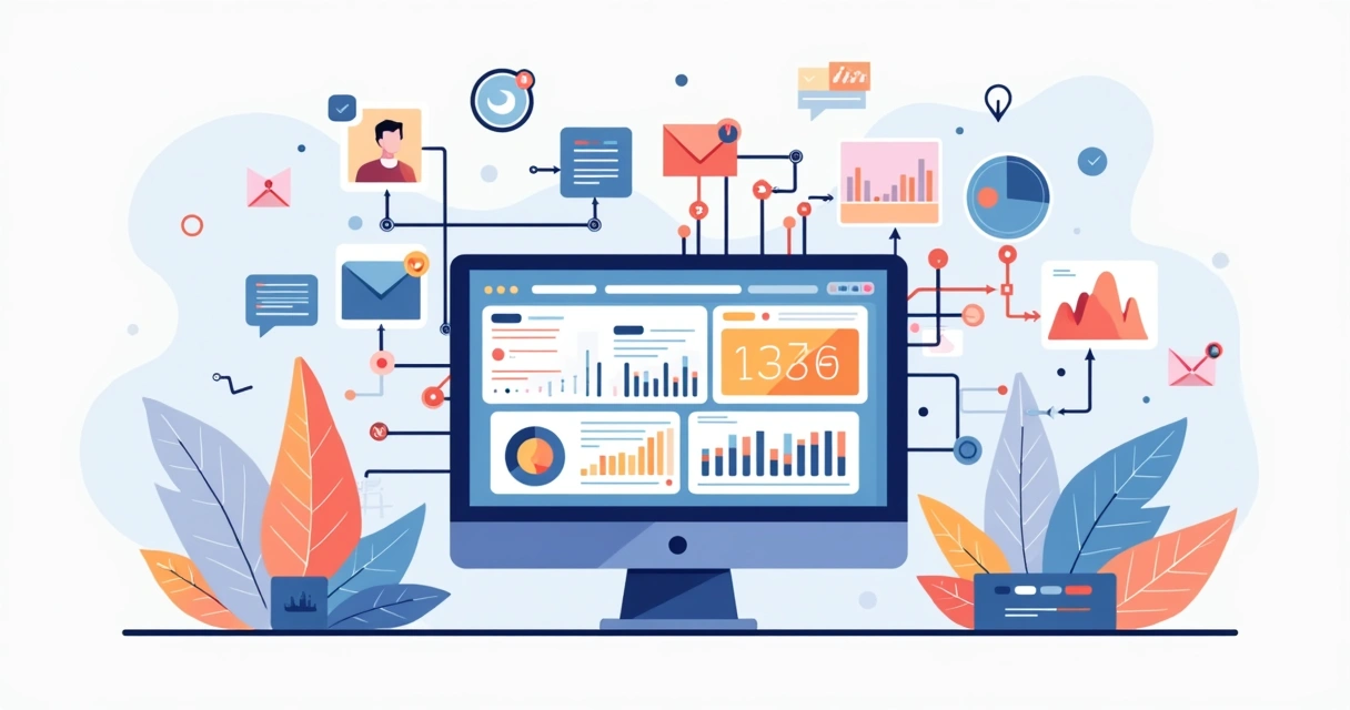 Dashboard interativo ligado a diferentes canais digitais 
