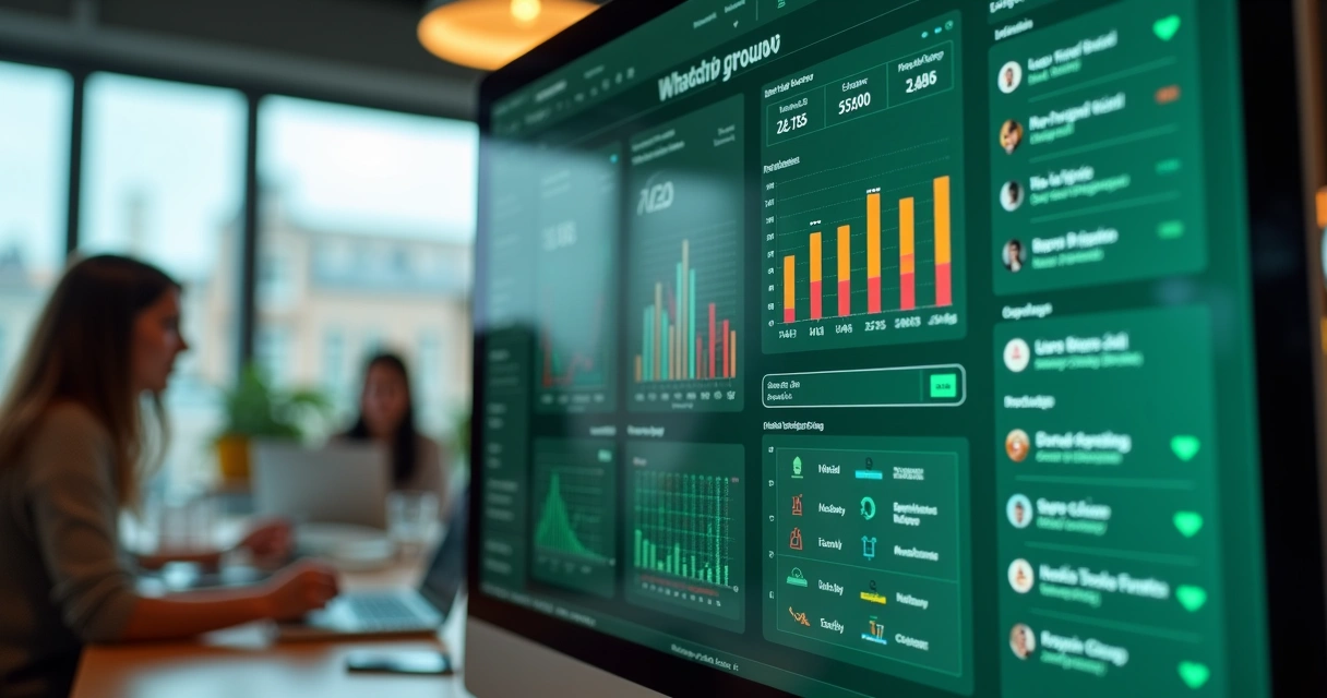 Dashboard de analytics para franquias no WhatsApp 