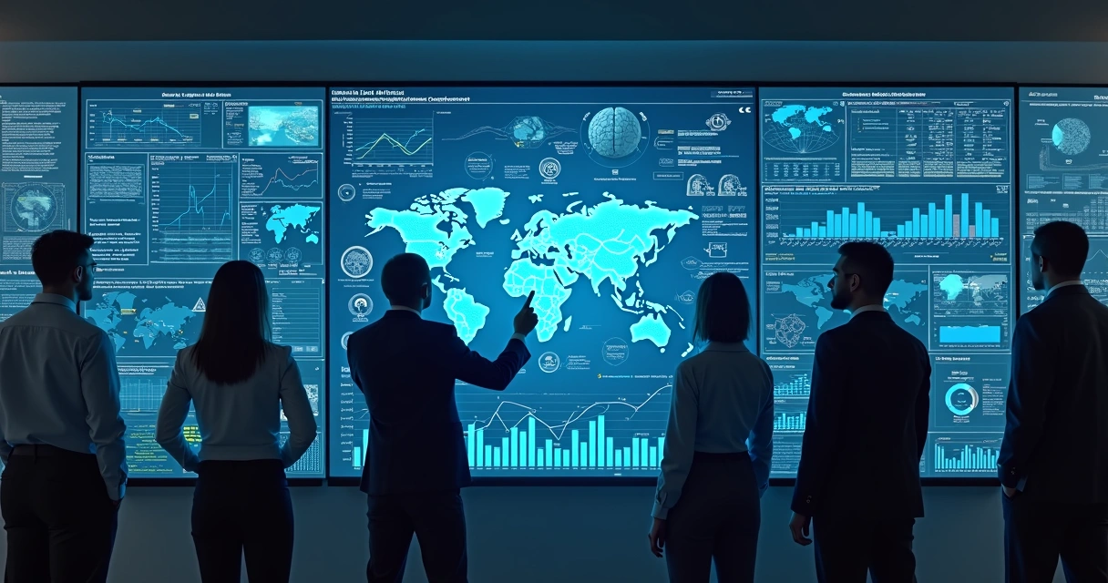 Dashboard de dados interativo em sistema web de empresa