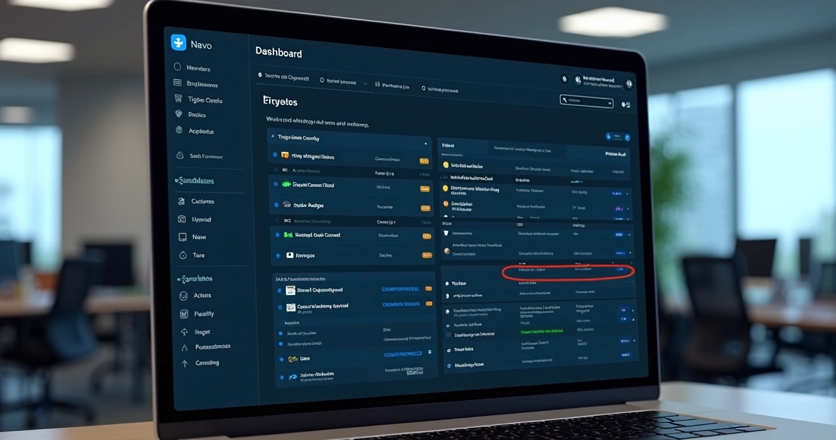 Painel de inventário de TI mostrando ativos, chamados e status de garantias 
