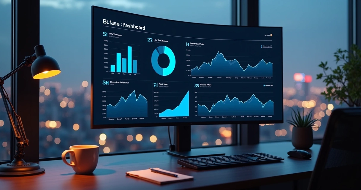 Dashboard com KPIs de automação