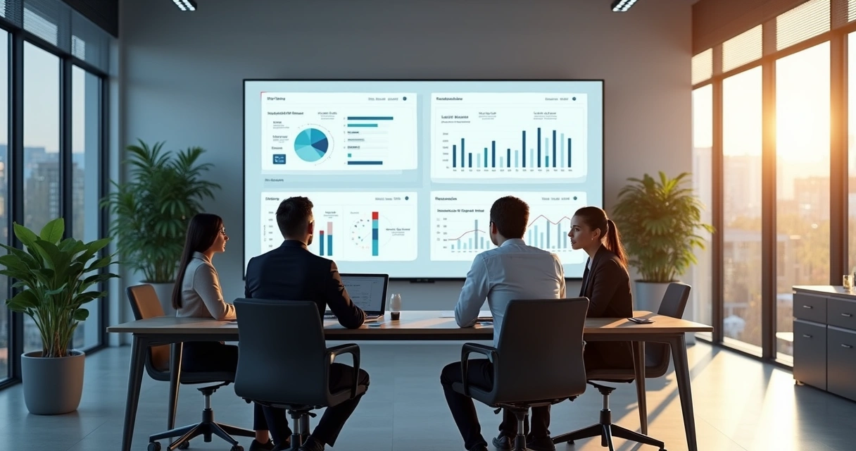 Dashboard mostrando KPIs principais de um fluxo de automação 