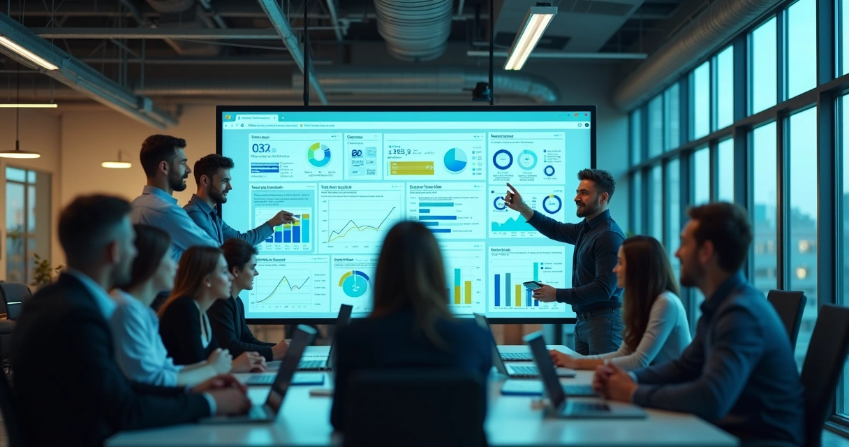 Painel de controle com indicadores de sistema interno 
