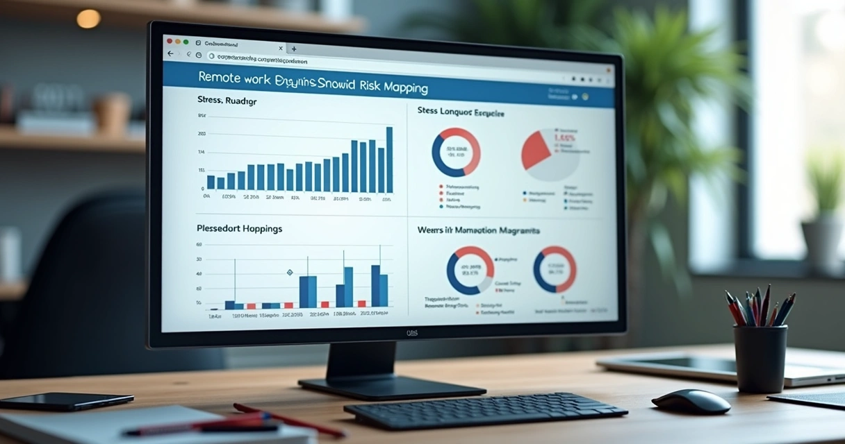 Dashboard de mapeamento de riscos psicossociais remoto