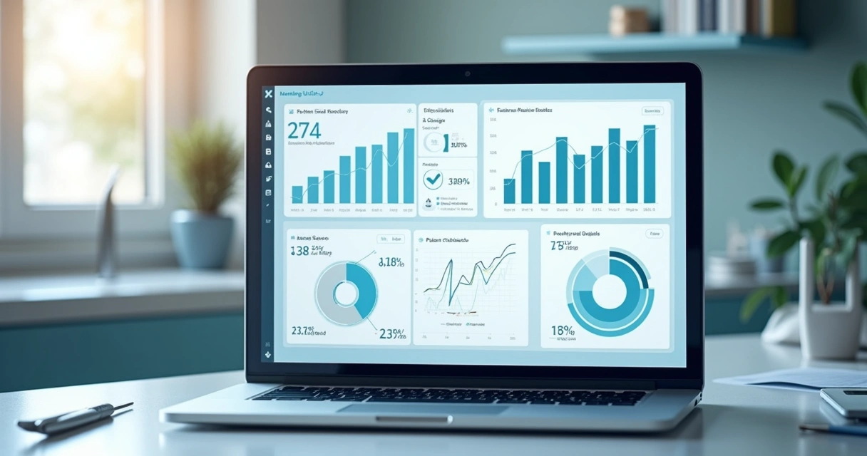 Dashboard digital de marketing para clínicas odontológicas 